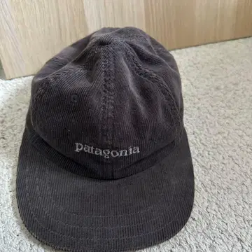 patagonia 다크 그레이 코듀로이 캡