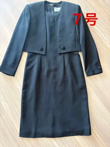 7호 Jubilien 예복 상복 블랙 포멀 블랙 원피스 수트