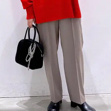 LEPSIM 렙심 오피스 라인 TR 스트레이트 핀턱 팬츠