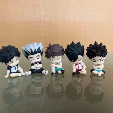 어깨 쿵 피규어 하이큐 5체 세트