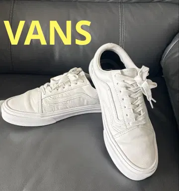 VANS 스니커즈 남성용 여성용 올드스쿨 트루 화이트
