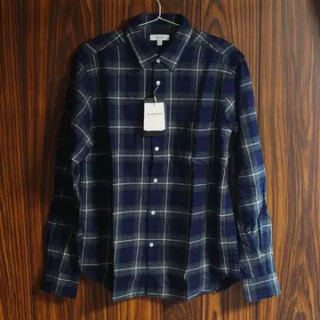 BY 인디고 플란넬 셔츠