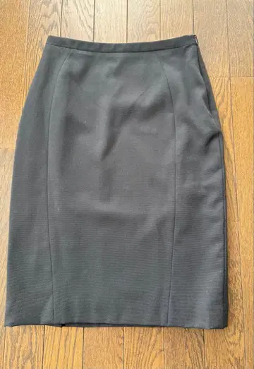 GIORGIO ARMANI 그레이 타이트 스커트 슬릿 사이즈 38