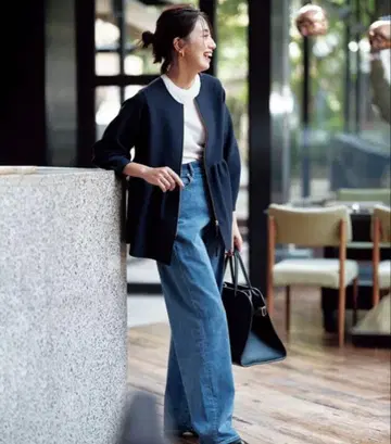 [ 새상품급 ] VERY x UNFILO 콜라보 2WAY 페플럼 가디건