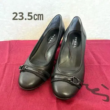 REGAL Platinum 가죽 펌프스 23.5cm 블랙