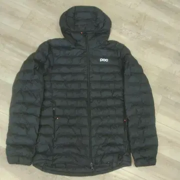 POC 블랙 다운 자켓 후드 부착