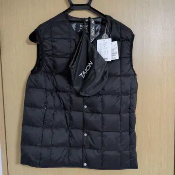 TAION 퀼팅 다운 베스트 M Size 블랙