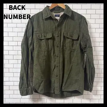 백넘버 셔츠 긴팔 스트레치 남성용 여성용 린넨 M