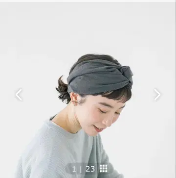 북유럽, 생활 잡화점 헤어 터번 그레이 시착만 한 상품