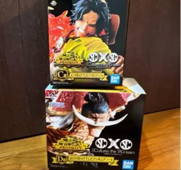 제일복권 원피스 메모리얼 로그 미개봉 새상품 흰 수염 에이스 2체 세트