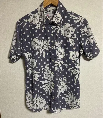 코코넛 주스 카리유시 반팔 네이비