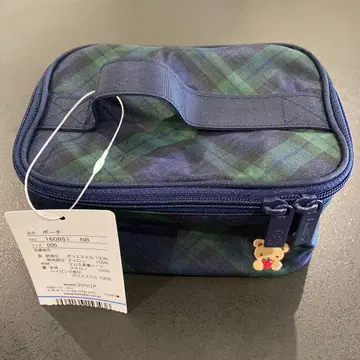 패밀리아 파우치 블랙워치 패턴