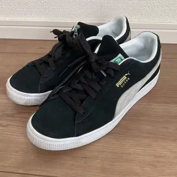 PUMA 푸마 SUEDE LITE 프로폼 블랙 x 화이트 26.5cm