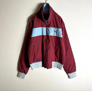 PUMA 나일론 자켓 보르도/라이트 블루