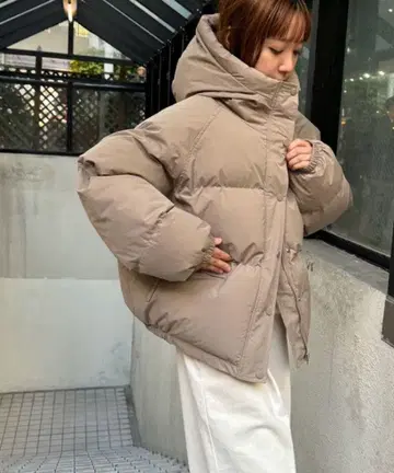 [ 미사용 새상품 ] CANAL JEAN El mar 후드 퍼퍼 자켓