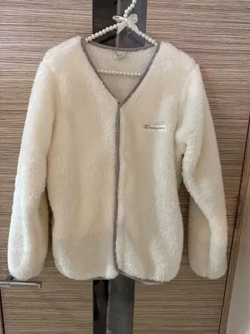 Champion 플리스 자켓 L 사이즈 화이트