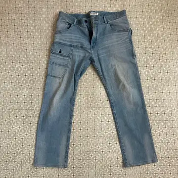 AVIREX TYPE BLUE 카고 데님 라이트 블루