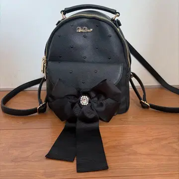 리즈리사 백팩 리본 블랙