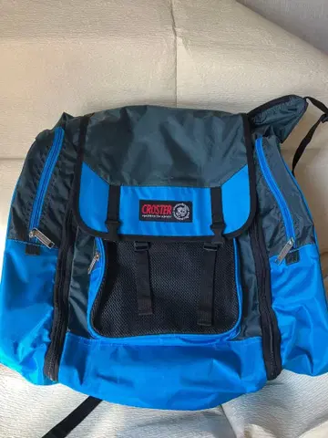 CROSTER DRAGON 백팩 파랑/블랙 수납 발군 임간학교 과외 학습