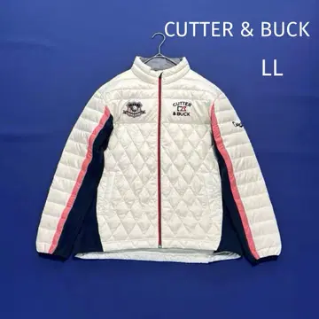 커터&백 다운 자켓 빅 사이즈 LL 화이트 계열 자수 로고