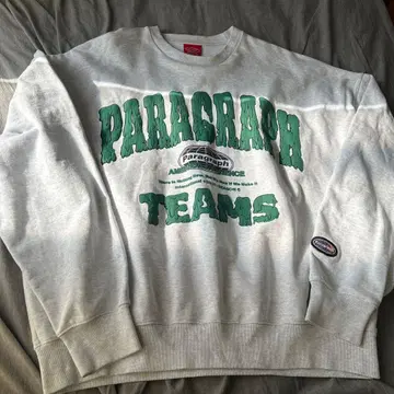 PARAGRAPH 맨투맨 패러그래프 트레이닝복 오버 사이즈