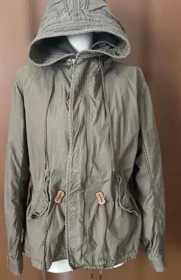 goa 후드, 라이너 포함 숏 모즈 코트