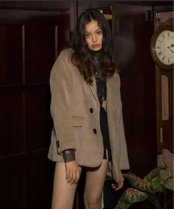 ACLENT 테일러드 자켓 베이지