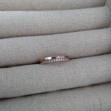 사만사 핑크 골드 실버 반지 13호