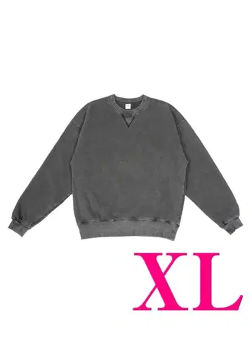 OVY 크루 넥 스웨트 블랙 XL