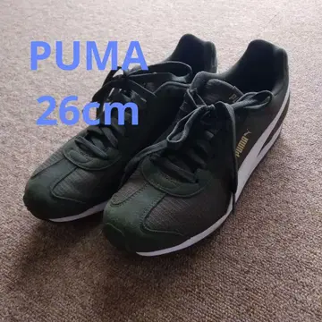 PUMA 올리브 그린 스니커즈