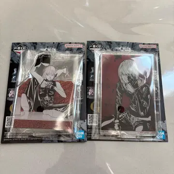 데스노트 1번 복권 멜로 아크릴 스탠드 G상 2종 세트