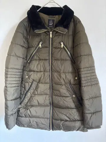 ZARA 다운 자켓 XS 카키