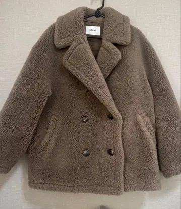 HAUNT 보아 자켓 브라운