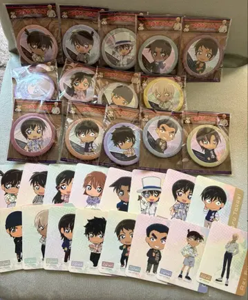 명탐정 코난 캔 배지 스티커