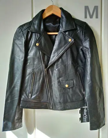 램 가죽 라이더 자켓 M