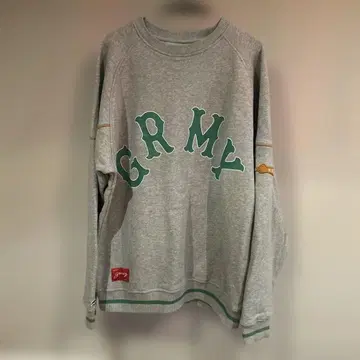 Grimy 그레이 맨투맨 트레이닝복