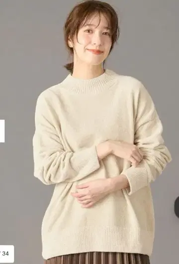 anyfam 몰 니트 풀오버 에크루