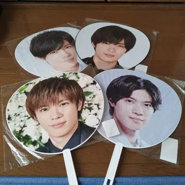 아이돌 부채 4개 세트 Yuta Jinguji