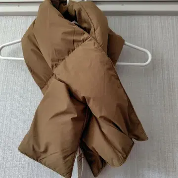 다운 머플러 브라운 100cm