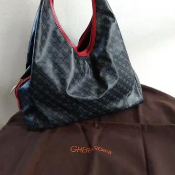 게라르디니 숄더 백 블랙 레드