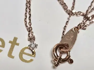 ete K10 목걸이 다이아몬드