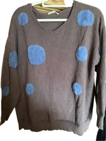 서브 스트리트 브라운 V넥 스웨터 15호