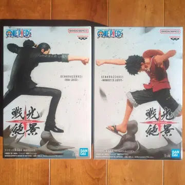 원피스 피규어 로브 루치 & 몽키 D 루피 전광절경