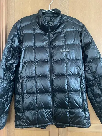 [ 새상품급 ] mont-bell 블랙 다운 자켓 남성용 L