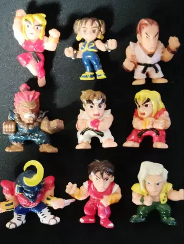 스트리트 파이터 ZERO2 피규어 레트로 당시물