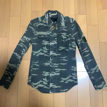 AKM 에폴렛 셔츠 카모플라주 카모플라쥬 S