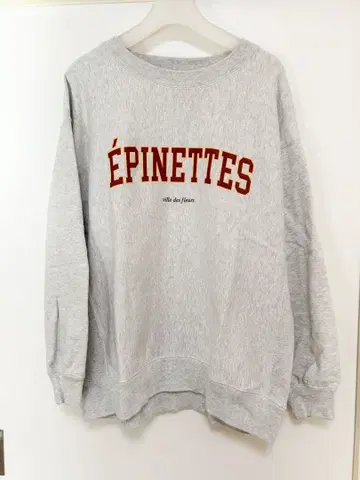 SLOBE IENA 칼리지 로고 맨투맨