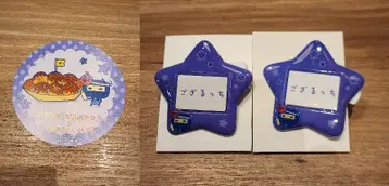 캡콤 카페 고자루치 세트 이름 배지 & 코스터