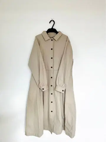 사만사 모스모스 면린넨 트윌 턱 코트 라이너 포함