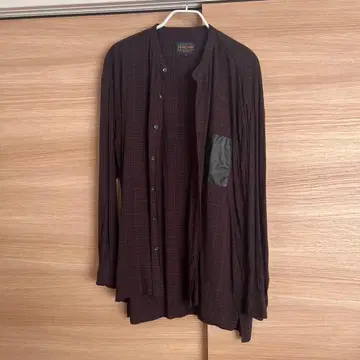 Pendleton 빔즈 별주 체크 가죽 포켓 밴드 카라